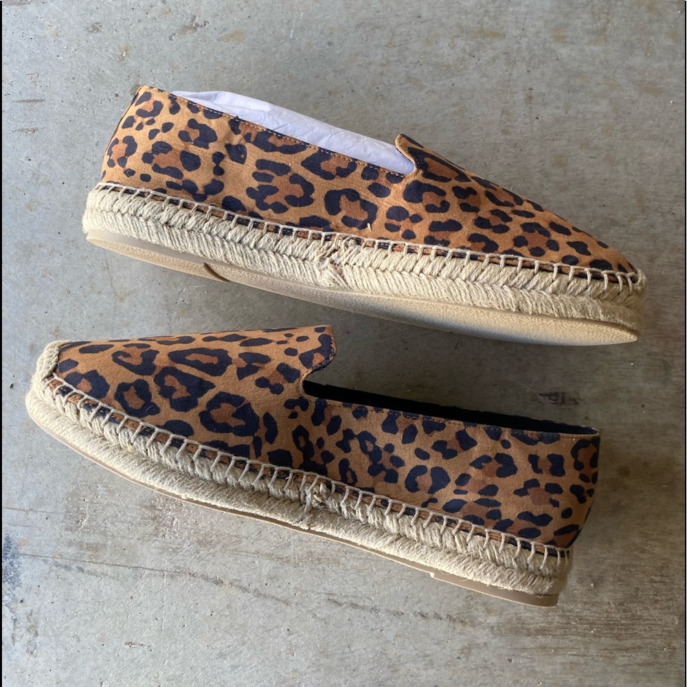 NEW!!! Rampage Leopard Espadrille Flats